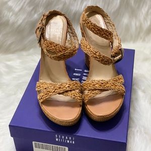 AUTHENTIC Stuart Weitzman Hoopla Wedge sandals
